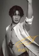 Gaku Matsumoto (Kyoichi OZAKI) / Upper-body, Black and White, Character Shoot / Stage "Ikebukuro Westgate Park" Attendee Bonus Bromide