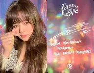 TWICE / Yoo Jeong-yeon / Back With Print Signature and Message / CD "Taste of Love" enclosed special photo card