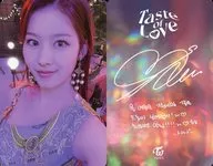 TWICE / Sana / Back With Print Signature and Message / CDs "Taste of Love" enclosed special photo card