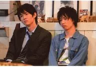雅成 WADA (HIRATA), Keisuke Ueda (Higurashi) / horizontal and upper body / short cultural drama "Money no Baka" random bromide