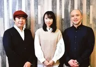Hiroki Yamamoto, Sakiko Nishiyama, Masaaki Nakano / Yokozuna, 29th performance of theater company PU-PU-JUICE "fake news" / Confetti Member Special Benefit Official photo