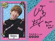 AUTOGRAPH CARD : EXIT / Back Print with signature / Yoshimoto Coreca Second Edition