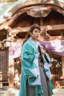 鐘江光/明信片尺寸/藍色Shuttle製作抽賞照片第3彈淺蔥色抽賞照片