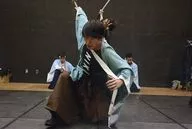 Group (3 persons) / Horizontal type ・ Postcard size / Blue Shuttle Produced "Shinsengumi - Conclusion -" KUJI Photo Rehearsal Time