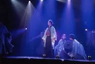 Group (3 people) / Live photo, horizontal size, postcard size / Blue Shuttle produced "Shinsengumi Remember" Gennepro KUJI photo
