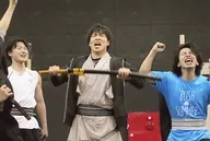 集合(3人)/橫型・明信片尺寸/藍色shuttle製作抽賞寫真彩排時間