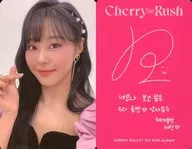 CHERRY BULLET/CHERIN(Chae Rin)/背面印刷带签名/光盘封入特典自拍·照片卡