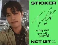 NCT 127 / Tail (TAEIL) / Back Green / Printed with signature / CDs "The 3rd Album Sticker" (SEOUL CITY Ver.) enclosed special photo card