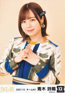 Shiori Aoki / Upper body / SKE48 13 th anniversary October 2021 Random Official photo (Team KII)