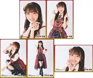 ◇向井地美音/AKB48 2021年11月度net shop限定个别生写真vol.1 5种完整SET