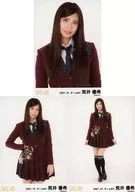 ◇ Yuki Arai / SKE48 December 2021 Random Official photo (Team KII) 3-Type Complete Set