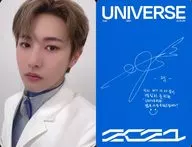 NCT2021 / Renjun Huang (RENJUN) / Back Blue / Printed with signature / CDs "THE 3rd ALBUM UNIVERSE (PHOTO BOOK VER.)" enclosed special photo card