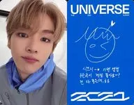 NCT2021 / Jung Sungchan (SUNGCHAN) / Back Blue / Printed with signature / CDs "THE 3rd ALBUM UNIVERSE (PHOTO BOOK VER.)" enclosed special photo card