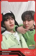 Star Kids/Changbin (Changbin), Seungmin (Seungmin) / Back red / CDs "ODDINARY" First Press Limited enclosed special bonus trading unit photo card