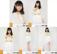 ◇ Ayaka Okamoto / SKE48 April 2022 Individual Official photo (Team KII) 5 kinds complete set