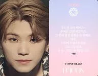 SEVENTEEN/WOOZI/背面有粉色・韩语信息/"Dicon PHOTOCARD101 SEVENTEEN>照片卡