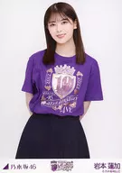 Renka Iwamoto / Upper Body ・ 10th BD Live T-Shirt Murasaki ver. / "Nogizaka46 10th YEAR BIRTHDAY LIVE" Venue Limited Random Official photo