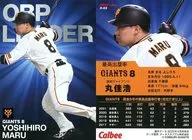 O-03 [Highest on-base percentage card] : Yoshihiro Maru