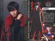 No. 14 [Character Card] : ROWDY SHOGUN / KAWAMURA Kazuma (LUPUS) / "Battle of tóquio Wafers" Metal Placard