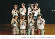 AKB48/集合(8人)/横型・2022年6月24日浅井组B18:30公演・2L尺寸/AKB48剧场公演纪念集合生写真