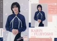 16[ノーマル]：藤吉夏鈴/印刷サイン入り/「櫻坂46ツインチョコウエハース」プラカード＜ローソン限定＞