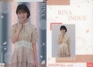 08R[レア(ホログラム仕様)]：井上梨名/印刷サイン入り/「櫻坂46ツインチョコウエハース」プラカード＜ローソン限定＞