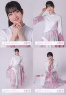 ◇ rei Ozono / 櫻坂 46 Random Official photo 【 "W-KEYAKI FES. 2021" Live Performance Pink Costume 】 4 Complete Set