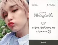 JBJ95/髙田健太/裏面白・印刷メッセージ入り/CD「3rd Mini Album Spark」(Chapter.1Ver.)封入特典フォトカード