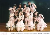 AKB48/集合(8人)/横式·2022年7月24日向井地队A18:00公演岩立沙穂诞辰节·2L尺寸/AKB48剧场公演纪念集合生写真