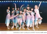 AKB48/集合(8人)/横型・2022年8月22日 田口チームK「逆上がり」18：30公演 下口ひなな 生誕祭・2Lサイズ/AKB48劇場公演記念集合生写真