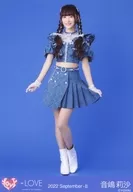 Equal Love / 音嶋 莉沙 / Whole body / Equal Love Official photo Set ("Be Selfish" Singing Costume) "2022. September-II"