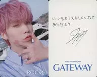 ASTRO / Rocky / with print sign and message / CD-GATEWAY Tower Record special photo card