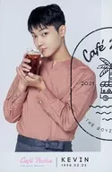 THE BOYZ/KEVIN/"CAFE BOCHA-THE BOYZ BRANCH-"預約者限定特典各成員照片名片