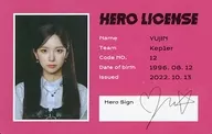 Kep1er / Choi Yu-jin / CD "TROUBLESHOOTER" enclosed privilege ID card