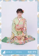 Yoshika Matsuda / Seated / Hyugazaka 46 Random Official photo "2023 furisode costume"