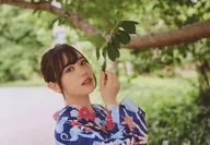 Sayuri Date / Horizontal ・ Bust Up / Apollo Bay OFFICIAL FANCLUB 『 Apollo Bay Cruiser 』 Exclusive online photo print personal bromide summer yukata photo taken down by members