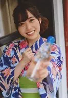 Sayuri Date / Upper body / Apollo Bay OFFICIAL FANCLUB 『 Apollo Bay Cruiser 』 members only online photo print Personal bromide Summer yukata photo taken down photo