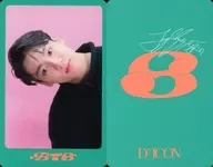 BTS / JUNG KOK / Green Back Print with signature / "DICON D' FESTA MINI EDITION BTS" Photo Card