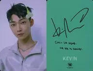 THE BOYZ/KEVIN / Backside printing with signature / Magazine "THE STAR October 2021 issue" special photo card