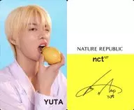 NCT127/YUTA/背麵印刷帶簽名/"NATURE REPUBLIC x NCT127>對象產品購入特典FRESH照片卡