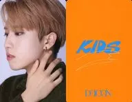 Stray Kids/HAN/背麵橙色、印刷帶簽名/"DICON D'FESTA MINI EDITION Stray Kids>照片卡