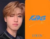 Stray Kids/HAN/背面橙色、印刷带签名/"DICON D'FESTA MINI EDITION Stray Kids>照片卡