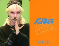 Stray Kids/Felix/背麵橙色、印刷帶簽名/"DICON D'FESTA MINI EDITION Stray Kids>照片卡