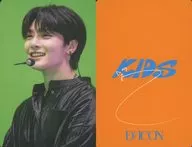 Stray Kids/I.N/背面橙色、印刷带签名/"DICON D'FESTA MINI EDITION Stray Kids>照片卡