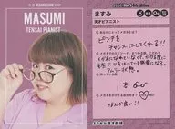 Glasses Card : Genius Pianist / Masumi / Yoshimoto FANY Coreka 4th Edition