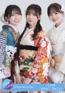 金村美玖・小坂菜緒・濱岸ひより/「日向坂46新聞 2023年春号」特典ブロマイドver.2