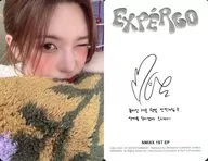 NMIXX / Bay (BAE) / Back With Print Signature and Message / CDs "EXPERGO" (Digipack Ver.) enclosed special photo card