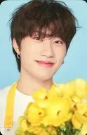 TREASURE/VAN YEDAM/背景淡藍色/"BLOOMING TREASURE>TOP LOADER KIT封入照片卡