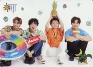 OR β IT / Group (4 people) / Horizontal / OR β IT THE FIRST ONLINE LIVE "With ~ Feel the Summer ~" random trading card