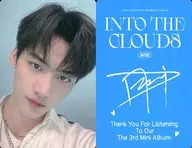 INT1 / Zhou Kuyu / Reverse side printed with signature / CD-INTO THE CLOUDS enclosed special photo card